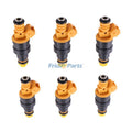 6 Pieces Fuel Injector 13641706176 13641726988 13641730292 for BMW Vehicle 535i 635CSi 735i L6 L7
