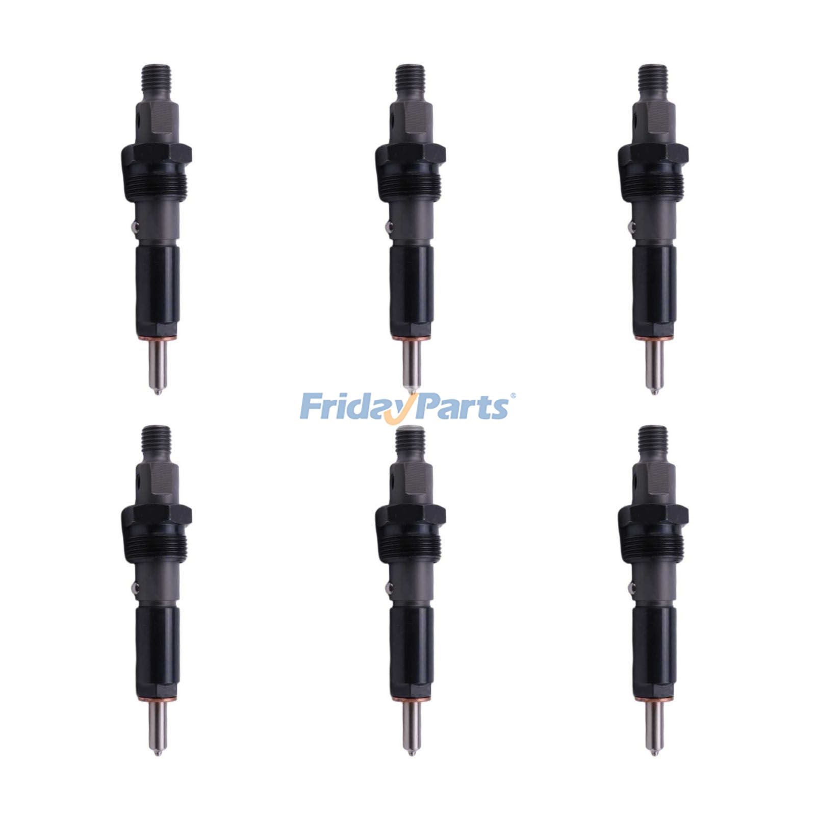 6 Pieces Fuel Injector 3919306 for Cummins Engine 6B5.9