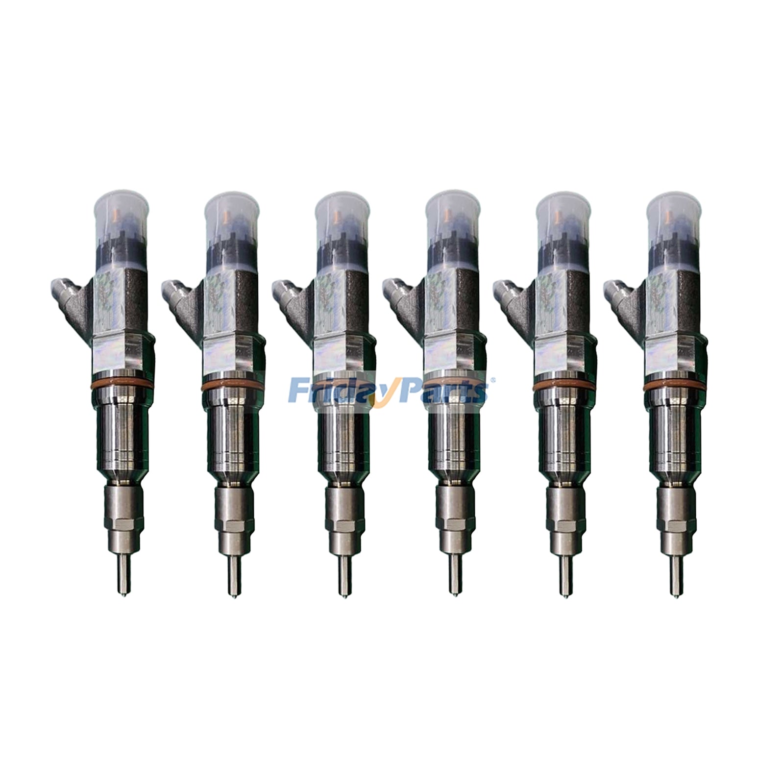 6 Pieces Fuel Injector 504255185 for FPT/Iveco Engine F2CFE613A CASE 1021F 1121F 7230 8230 9230 MAGNUM 235