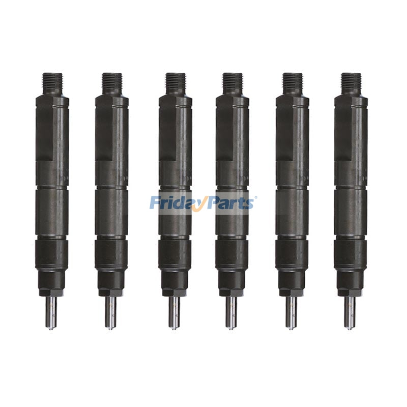 6 Pieces Fuel Injector 87840068 87840066 for CASE Mower WDX1701