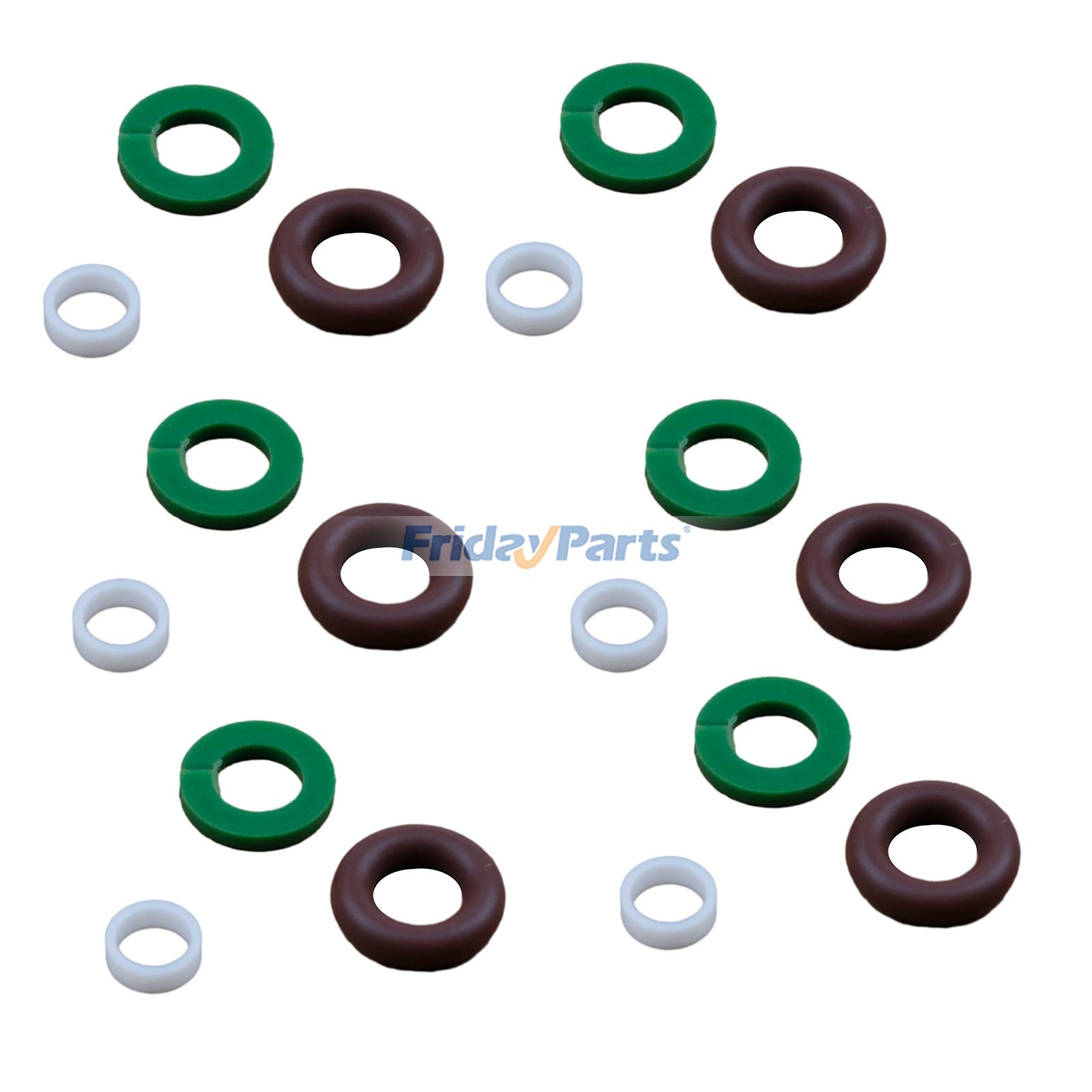 6 Pieces Fuel Injector Seal Fit for Audi S4 A5 S5 A6 S6 A8 S8 Volkswagen Touareg 2009-2018