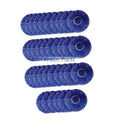 36 Pieces 6.4 x 21 3/8" Blue Standard Wavy Brush 7536151 for Bobcat 72" Sweeper