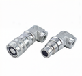 1/2 NPT Flat Face Hydraulic Quick Coupler Elbow TL107 for Bobcat