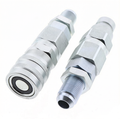 #10 JIC Thread 1/2" Flat Face Hydraulic Quick Connect Coupler for CASE 410 420 430 435 440 450 40XT 60XT 70XT