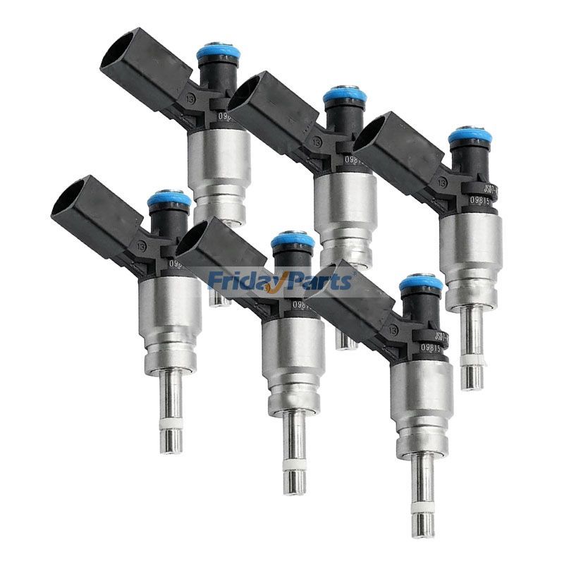 6 Pieces Fuel Injector FIJ0035 06E906036F for 2008-2012 Audi A4 A5 A6 Q5