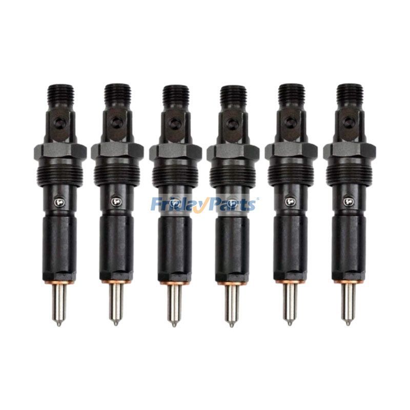 6 Pieces Fuel Injector J914474 for CASE Tractor 5130 5140 5230 5240 5250 850D 855D Loader W14B W14C