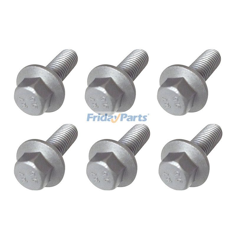 6 Pieces Hexagon Flange Head Cap Screw 87015915 for New Holland T8010 T9010 TG305 CR9065 CASE MAGNUM 215 245 1150M 1650M