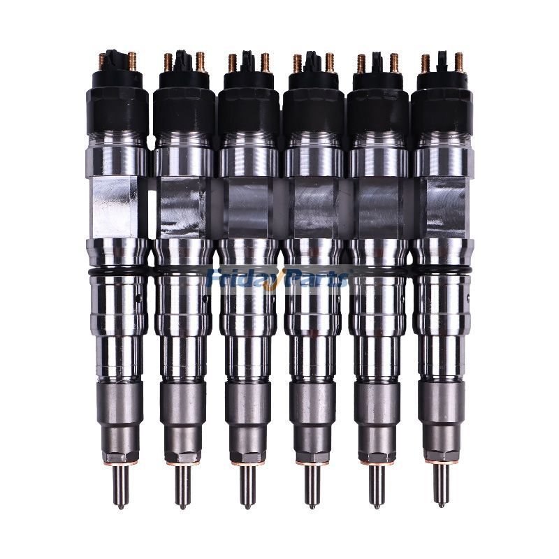 6PCS Fuel Injector 0445120219 Replacement for Bosch