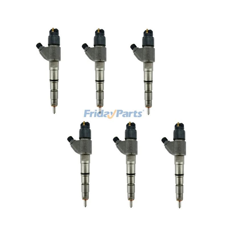 6PCS Fuel Injector 0445120224 Replacement for Bosch