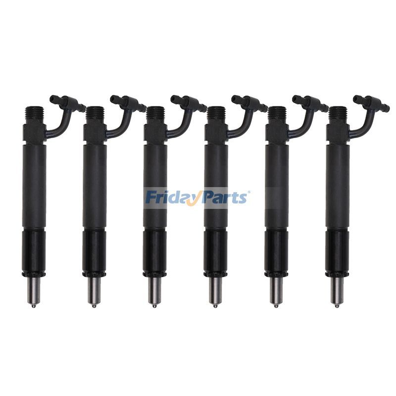 6Pcs Fuel Injector 687372C91 749945C91 for CASE Engine D-414 D-436 D-466 DT-414 DT-436 DT-466 DT-466B DTI-466 DTI-466B DTI-466C Combine 1660 1670 1680