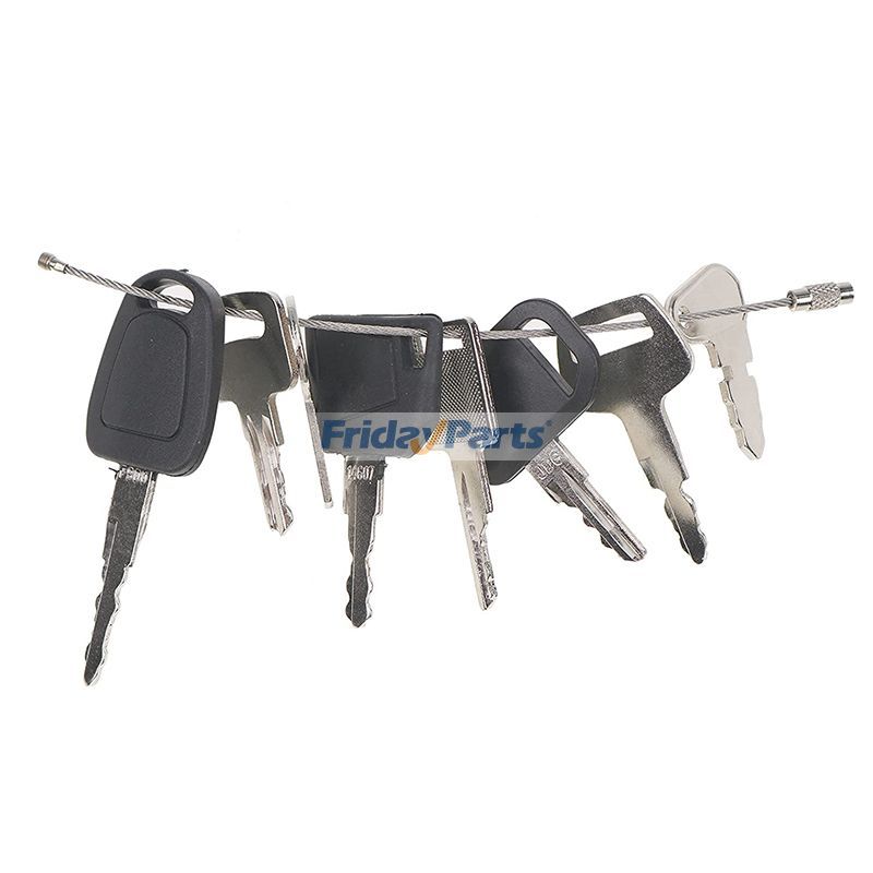 8 Pcs Ignition Key D250 A77313 F900 for Bobcat CASE New Holland Heavy Equipment