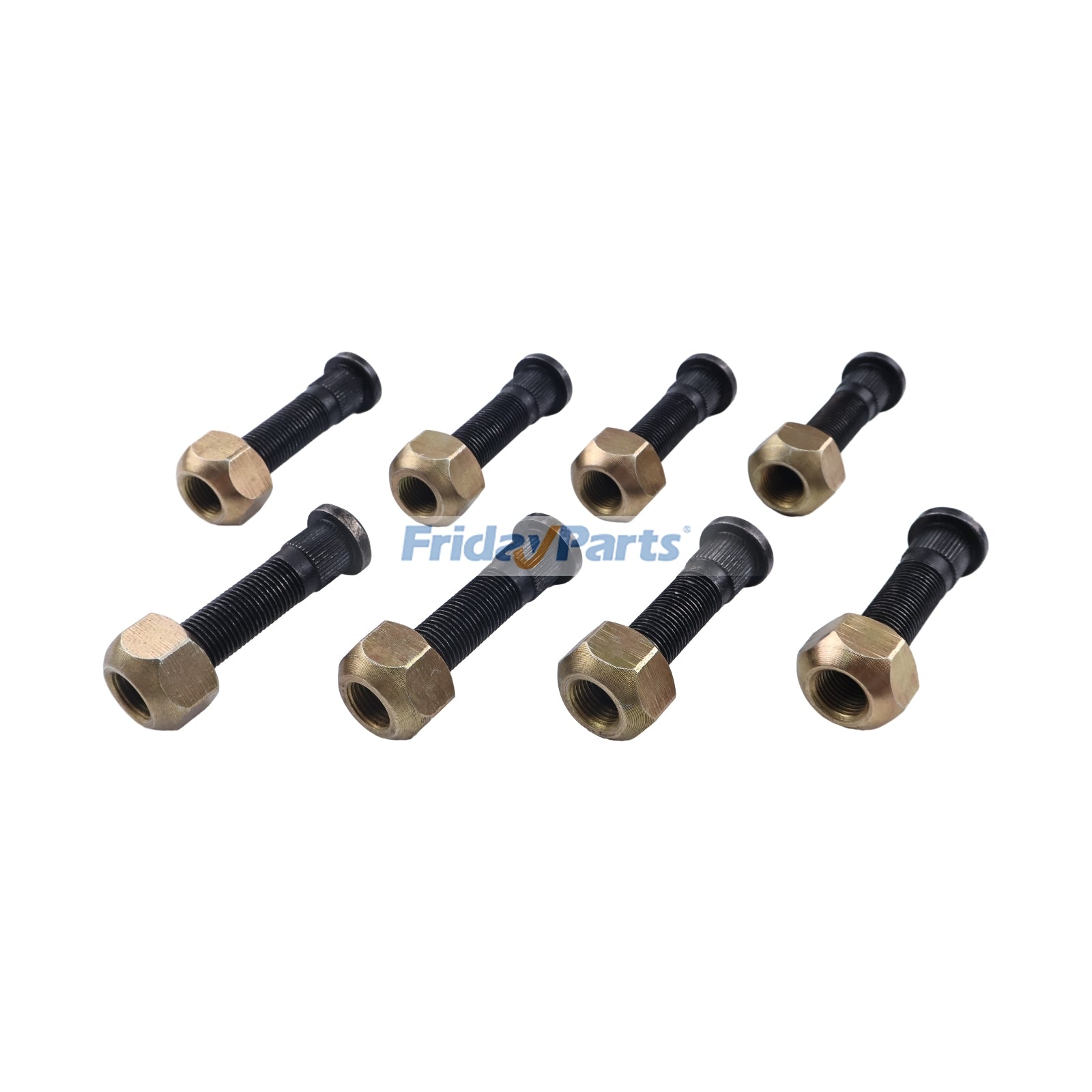 8 Pieces Wheel Bolt & Nut Set 86979742 86628557 175617 for CASE Wide Plow 9000 Series Ripper Tiger2