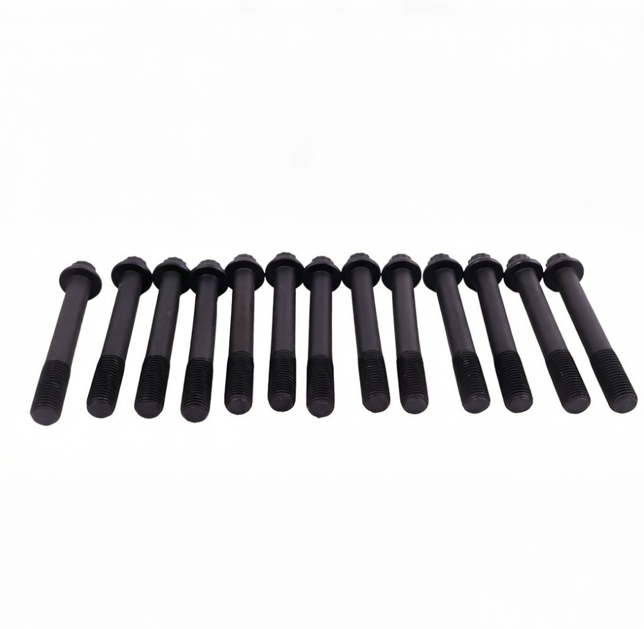 1 Set Cylinder Head Bolt for Isuzu Engine 4LE1 4LE2 Hitachi Excavator EX55 ZX55UR ZX55