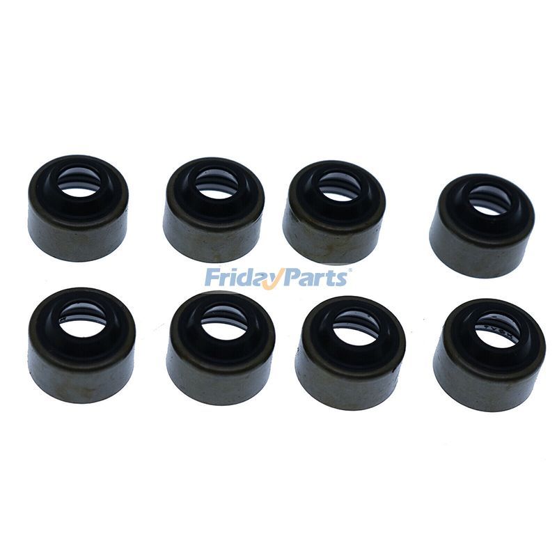 8Pcs Valve Stem Seal 6672436 for Kubota Engine D1005 D1105 V1505 V3300 V3800 Loader S100 S220 S250 S300 S330 S630 S650 S70 S750 S770 S850