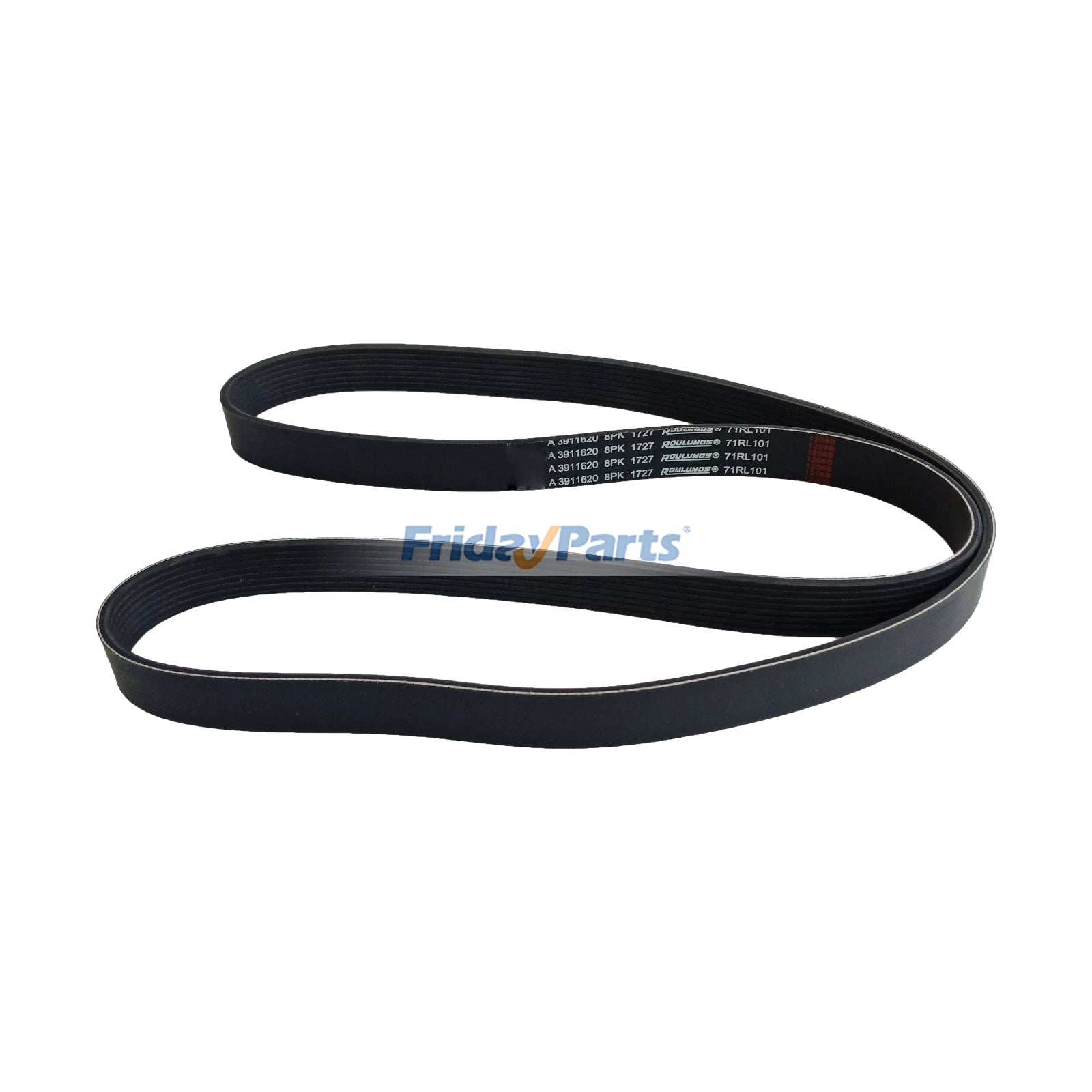 8PK1727 V Ribbed Belt 3911620 for Cummins Engine 4BT 6BT 6C8.3 6CT 6CT8.3 6L 6LT C8.3 ISB ISC ISLE L8.9 QSB5.9 QSB6.7