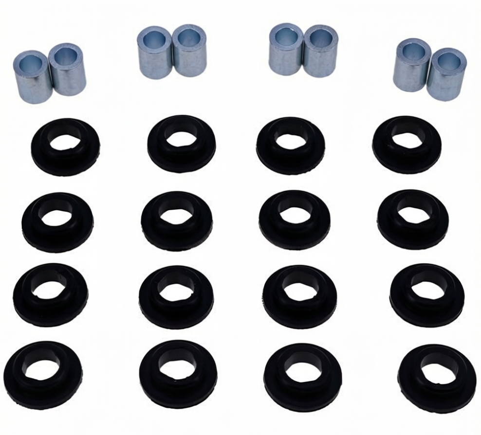 8 Sets Shock Bushing Kit Upper Lower Front Rear Shock Bushing 21-0001 for Arctic Cat 250 300 375 400 454 500 650