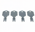 4 Pcs For Clark Crown Gradall Gehl Hyster Komatsu Yale #166 Forklift Ignition Key