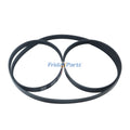 Advanced Noise Reduction Poly-V Belt for Chevrolet C1500 C3500 Chrysler Dynasty Imperial Vehicle EPDM Polyester Cord Replaces OEM 4060980 1060980 6PK2489