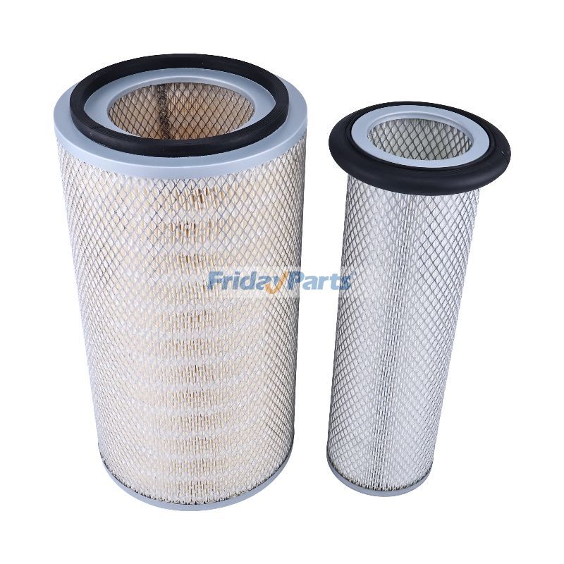 Aftermarket Baldwin PA5556 PA5557 Air Filter Kit for Excavator Loader Bulldozer Crane Tractor