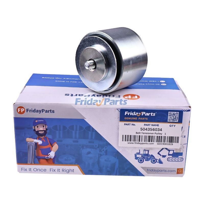 Belt Tensioner Pulley 504356034 for CASE Titan3030 Titan3040 Titan3530 Titan3540 1021F 1121F