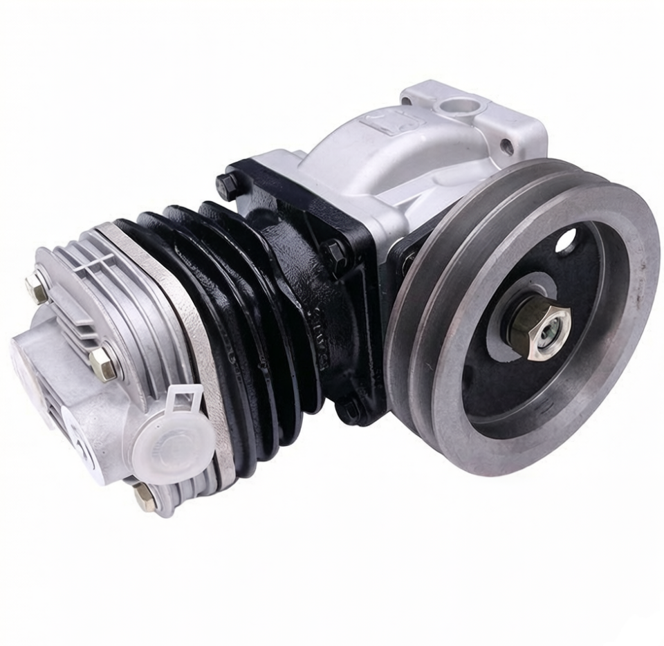 Brake Air Compressor With Pulley 82003029 for CASE Tractor MXM130 MXM140 MXM155 MXM175 MXM190 MXM120