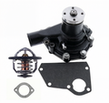 Water Pump 107-2473 & Thermostat 235-4960 With Gasket 235-4959 for Caterpillar CAT Engine 3046 3044C Tractor D3C D4C D5C Loader 933 939 933C 939C