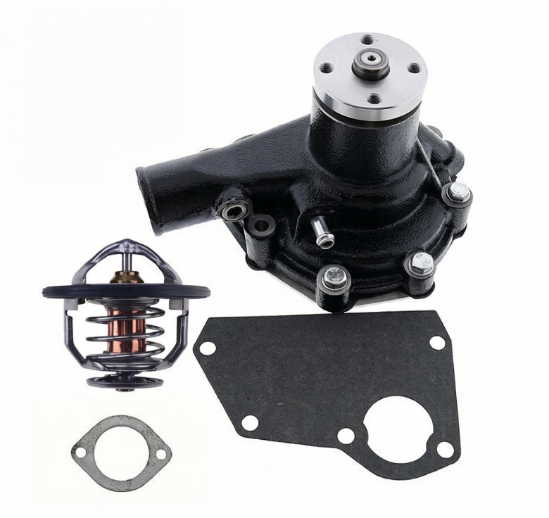 Water Pump 107-2473 & Thermostat 235-4960 With Gasket 235-4959 for Caterpillar CAT Engine 3046 3044C Tractor D3C D4C D5C Loader 933 939 933C 939C