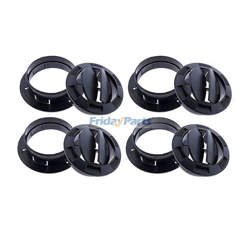 4 Pcs Cab Heater Vent Cover Louver 6674231 For Bobcat T110 T140 T180 T190 T200 T250 T300 T320 S100 S130 S150 S160 S175 S185 751 753 763 320 322 323 +