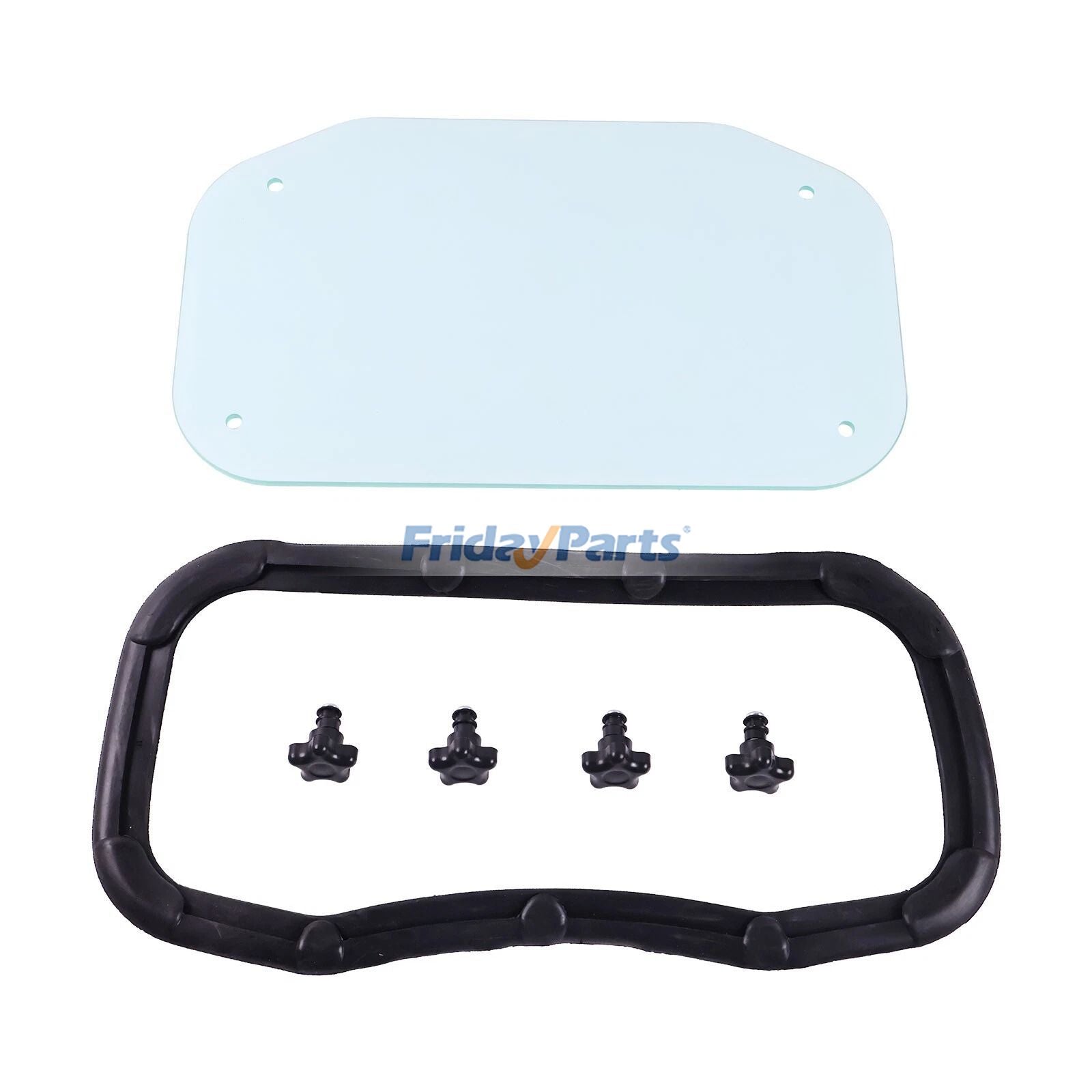 Cab Window Glass Seal Rubber Knob Kit 7105034 7165265 6681614 for Bobcat Loader S130 S175 S185 S205 S250 S300 T180 T190 T300 A300