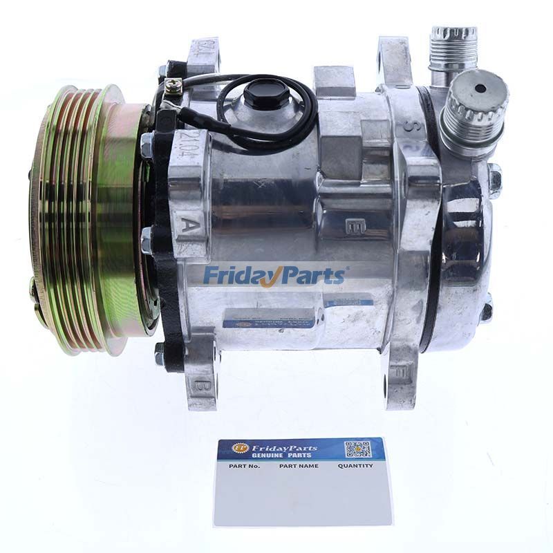 Seltec TM-15 HD A/C Compressor 87649991 for CASE Loader 420 430 435 440 445 450 465
