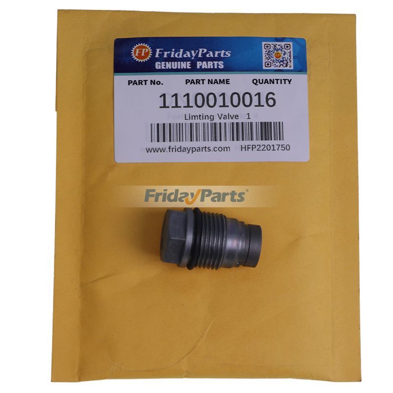Common Rail Pressure Relief Valve Pressure Limiting Valve 1110010016 Replacement for Bosch