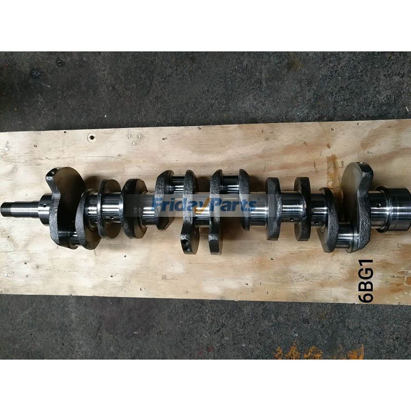Crankshaft 1123104700 for Isuzu Engine 6BG1 6BG1T Truck John Deere CASE Hitachi Excavator Forged Steel