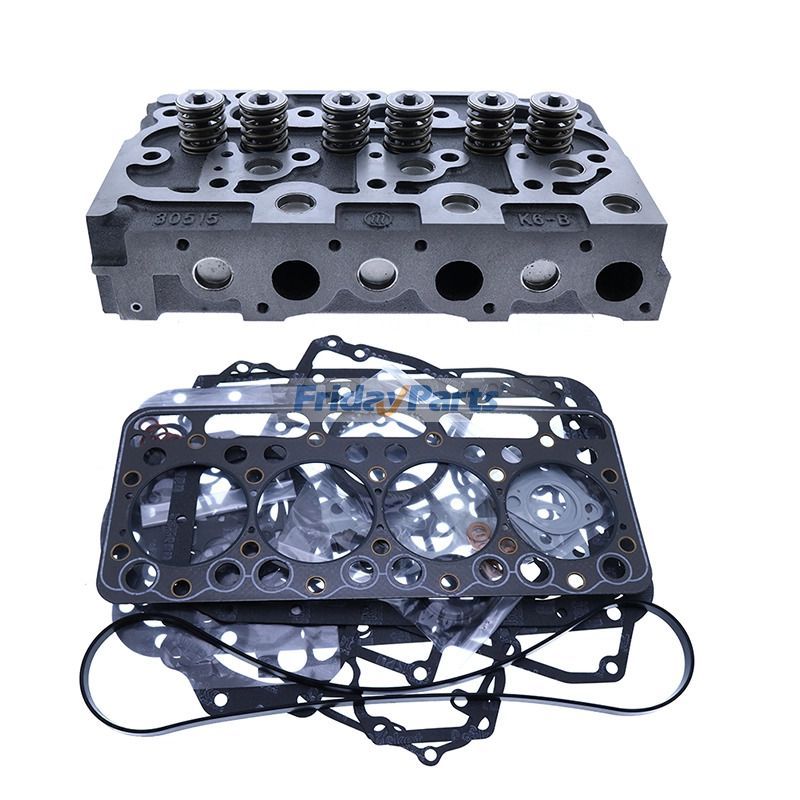 Cylinder Head 6660965 6653800 With Full Gasket Kit for Kubota Engine D1402 Bobcat Excavator 325 225 Loader 643