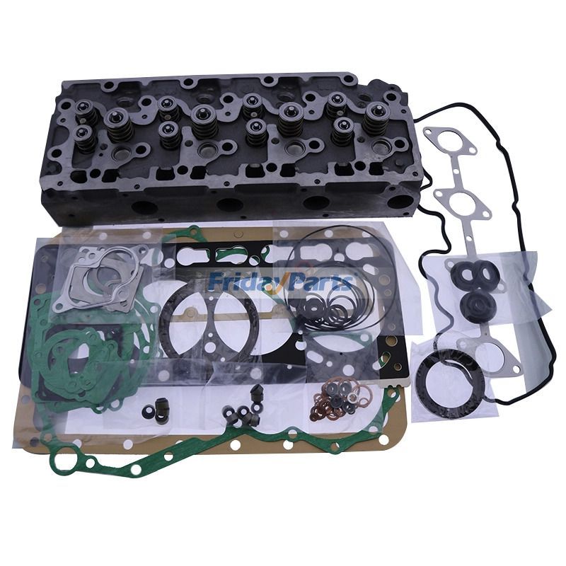 V3300 V3300-DI V3800 Complete Cylinder Head With Full Gasket Kit 6693482 6680664 for Kubota Engine Bobcat WL350 WL440 S750 S770 S850 T770 T870 A770 T750