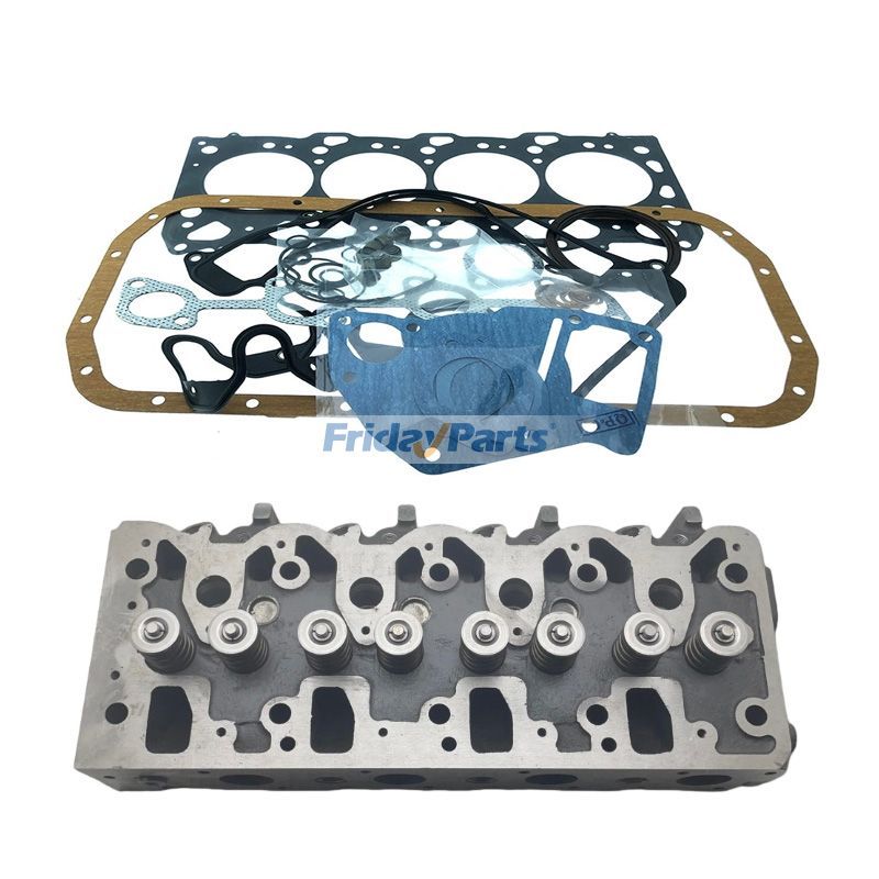 4LE2 Complete Cylinder Head with Full Gasket Kit for Isuzu Engine CASE CX75 CX80 Hitachi ZAX55 ZAX40 ZAX50 ZAX70 ZAX70-3 ZAX85 Kobelco SK70 SK80 Excavator