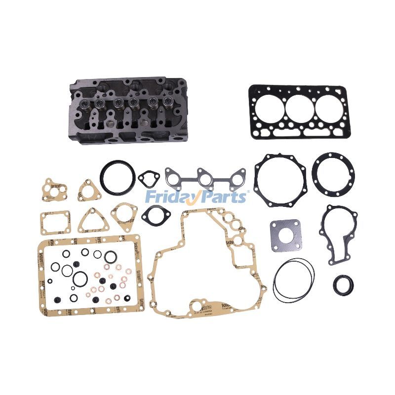 Cylinder Head With Gasket Kit 6688058 7016963 for Kubota Engine D722 Bobcat Excavator 418 320 319 322 323 321 E10 E08 E16 E14 Loader 463 453 MT52 MT50