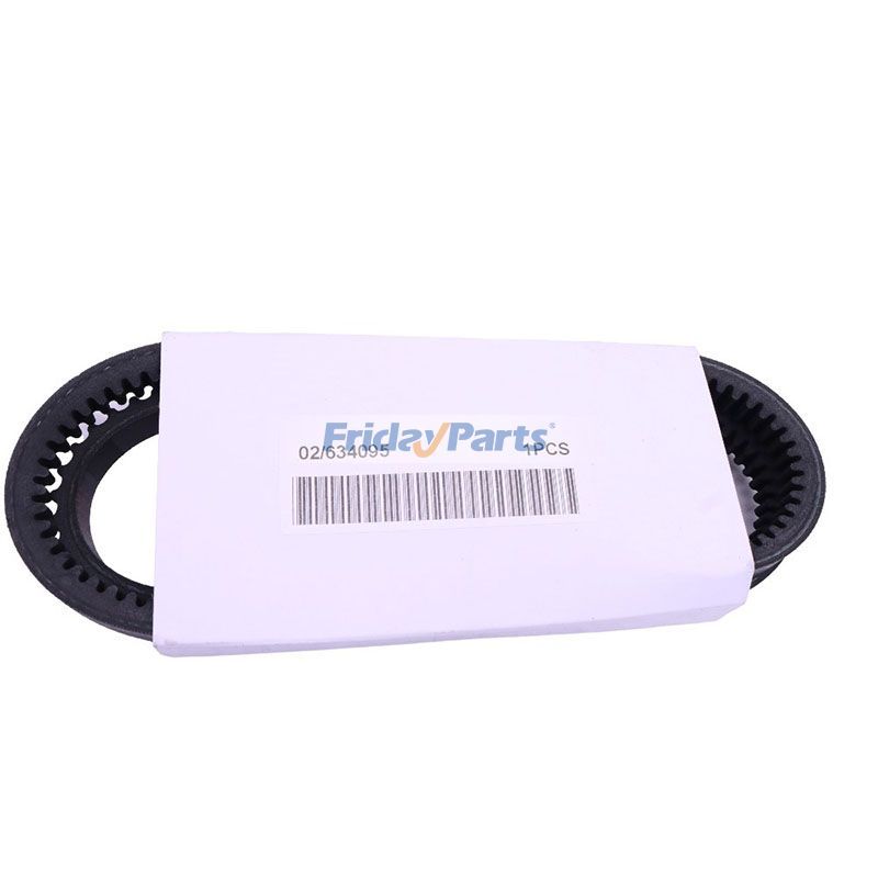 Drive Belt 02/634095 for JCB Excavator 8052 8060 TLT 30D TLT 30D 4WD TLT 25D TLT 20D