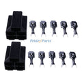 2 Pieces Ignition Switch Connector Terminal M90206 for John Deere Engine 3029 Tractor 1025R 2025R 3025R S100 S120 S160 S170 X107 X300 X320 X500 X710