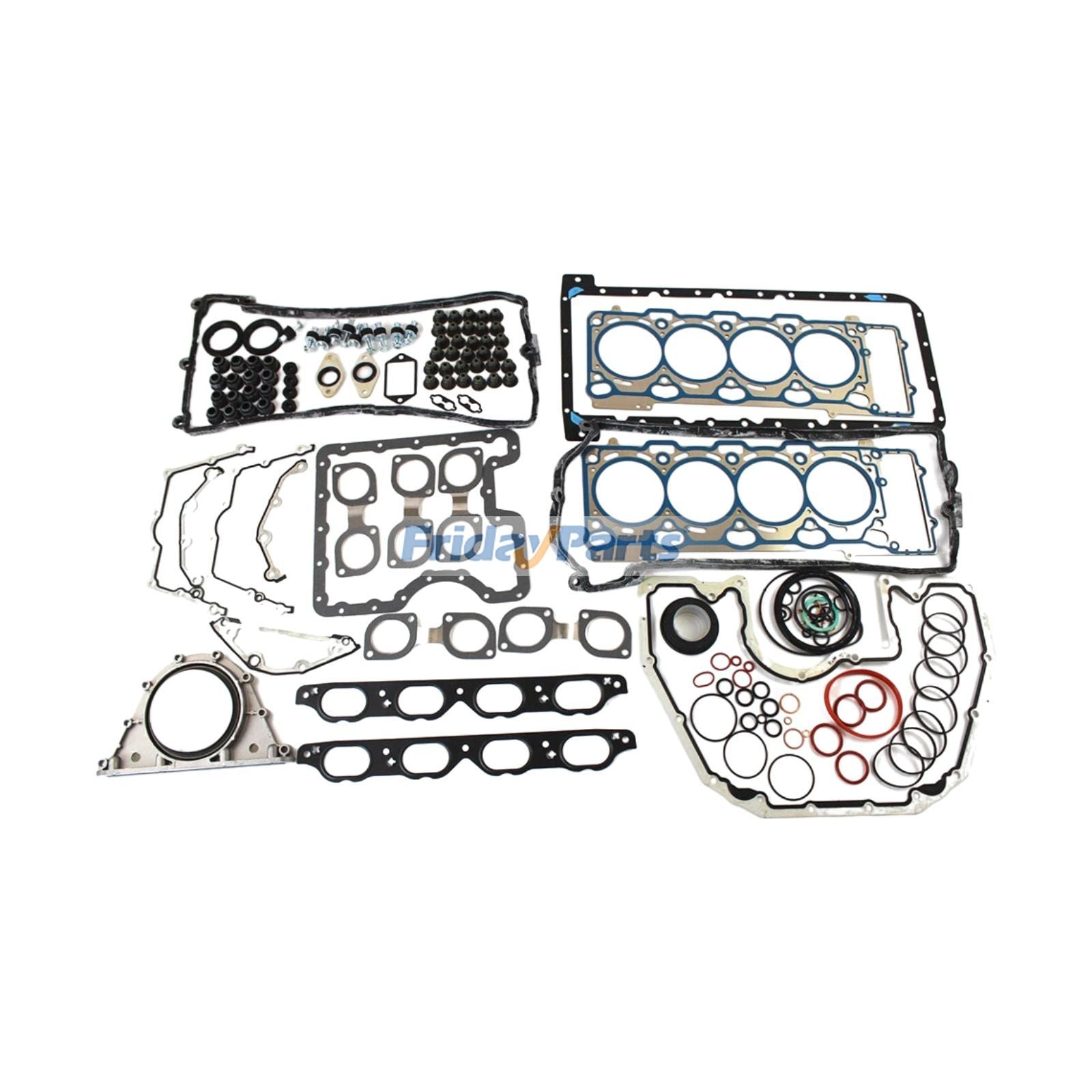 Engine Full Set Gasket Seals Kit for BMW Engine N62B48 750i X5 550i 4.8L V8 2005-2010