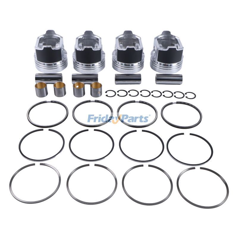 Piston Kit with Ring for Kubota Engine V2203 V2203E V2203T V2203DI V2203M V2203B
