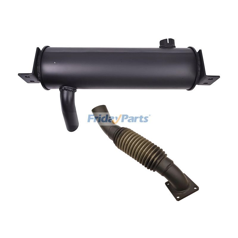 Exhaust Muffler 7181055 With Tube 7181083 7211391 for Kubota Engine V2403 Bobcat Loader S530 S510