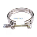 Exhaust Tube Turbo Outlet V Band Clamp 3903652 for Cummins Engine 4B3.9 6B5.9 6BT 5.9 89-02 Dodge Ram 2500 3500