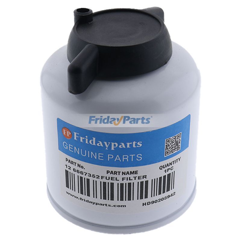 Filter Fuel With Separator 12 6667352 for Bobcat Excavator E08 E10 E14 E16 E25 E26