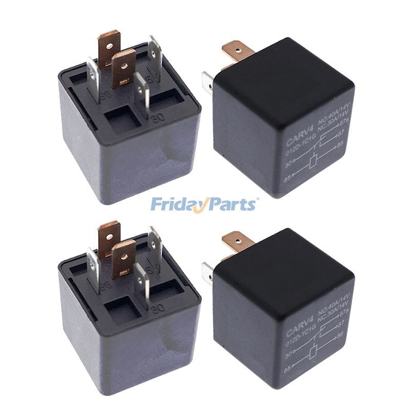 12V 4 Pieces Magnetic Relay Switch 6679820 for Bobcat 463 553 751 753 763 773 863 864 873 883 963 A220 A300 A770