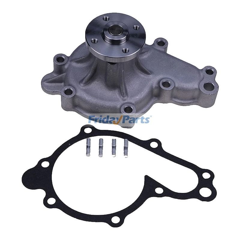Water Pump 7008449 With Gasket 7008451 for Kubota Engine V3307DI Bobcat Loader S630 S650 T630 T650