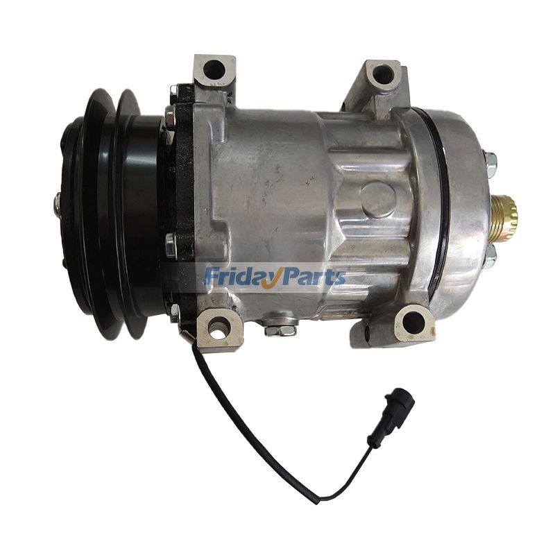 SD7H15 Air Conditioning Compressor 84159489 for CASE Backhoe Loader 580N 580SN 590SN 580SN WT