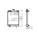 For Case Excavator CX17B Water Tank Radiator Core ASS'Y PU05P00015F1