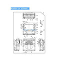 For Case Excavator CX800 CX800B Water Tank Radiator Core ASS'Y LN001620 LN002530
