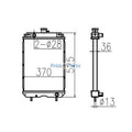 For Yanmar Excavator VIO10-2 Water Tank Radiator Core ASS'Y 119325-44501