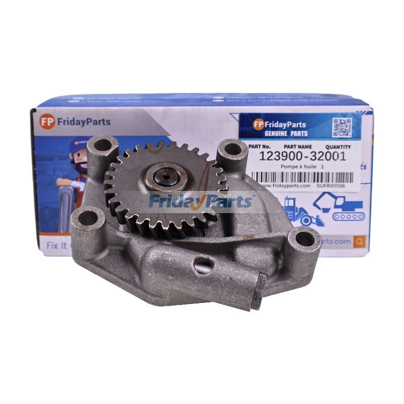 Oil Pump 123900-32001 123900-32000 for Yanmar Engine 4TNE106D 4TNE106 4TNE106T 4TNV106 4TNV106T
